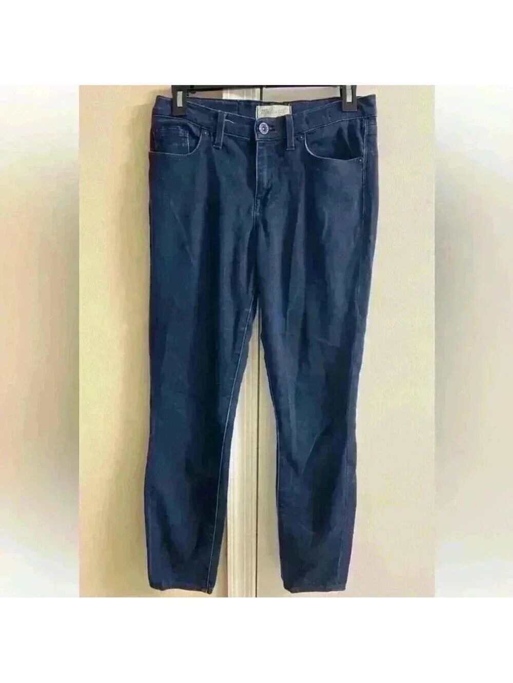 Madewell Semi Skinny Jeans Dark Wash Stretchy Size 28